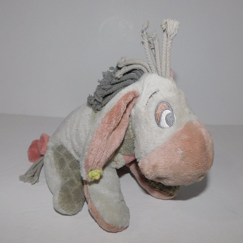 Disney EEYORE  Winnie the Pooh 8" plush Gray Donkey stuffed Classic